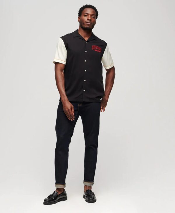 CNY Bowling Shirt Jet Black M4010763A 12A 5
