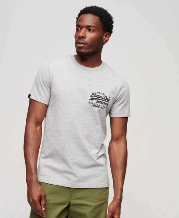 CNY Graphic T Shirt Athletic Grey Marl M1011887A ZUC 2