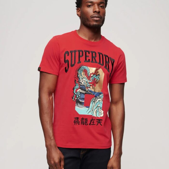 CNY Graphic T Shirt Flare Red M1011887A 54I 1
