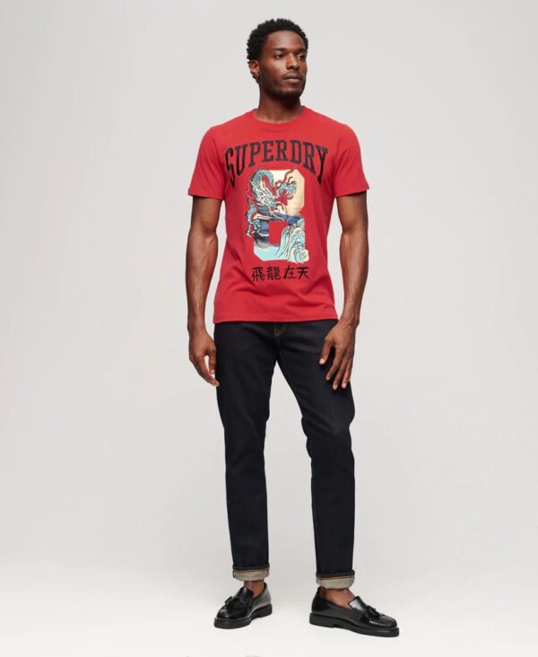 CNY Graphic T Shirt Flare Red M1011887A 54I 5