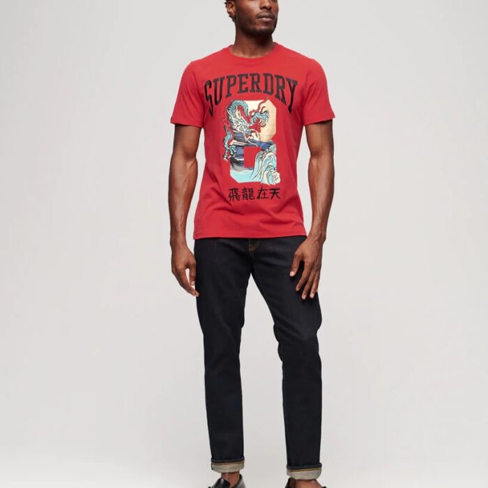 CNY Graphic T Shirt Flare Red M1011887A 54I 5