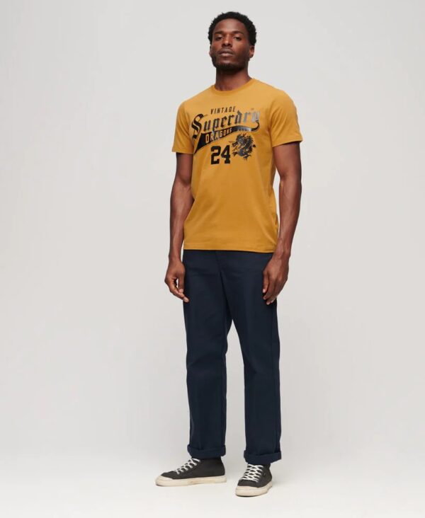 CNY Graphic T Shirt Turmeric Tan M1011887A 5WG 4