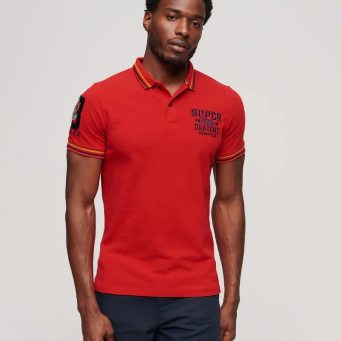 CNY Superstate Polo Flare Red M1110389A 54I 1