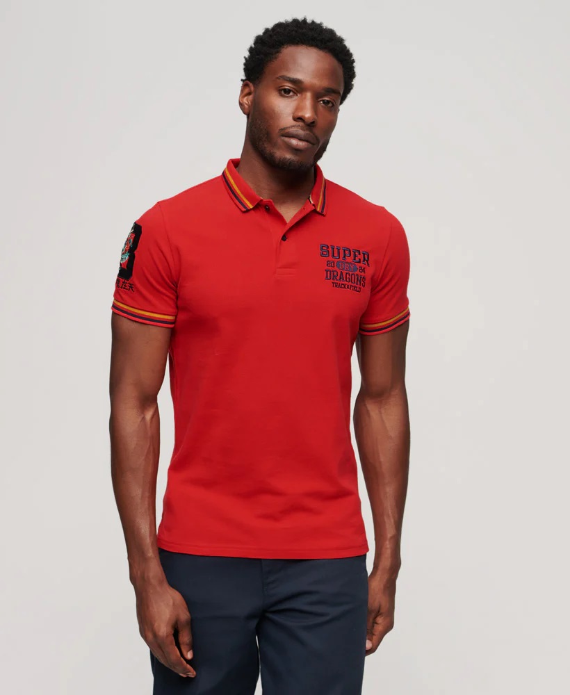 CNY Superstate Polo Flare Red M1110389A 54I 1