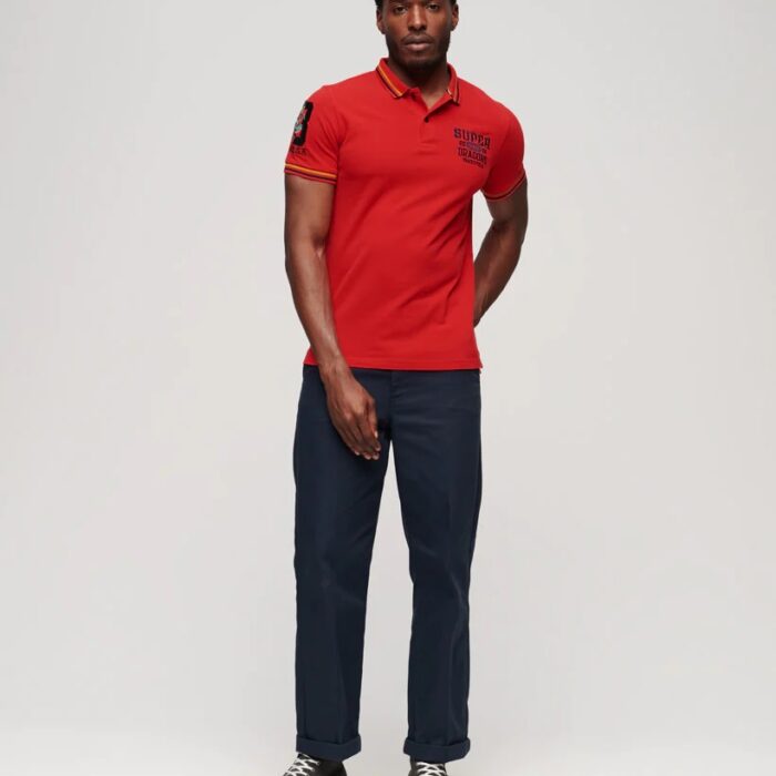 CNY Superstate Polo Flare Red M1110389A 54I 5