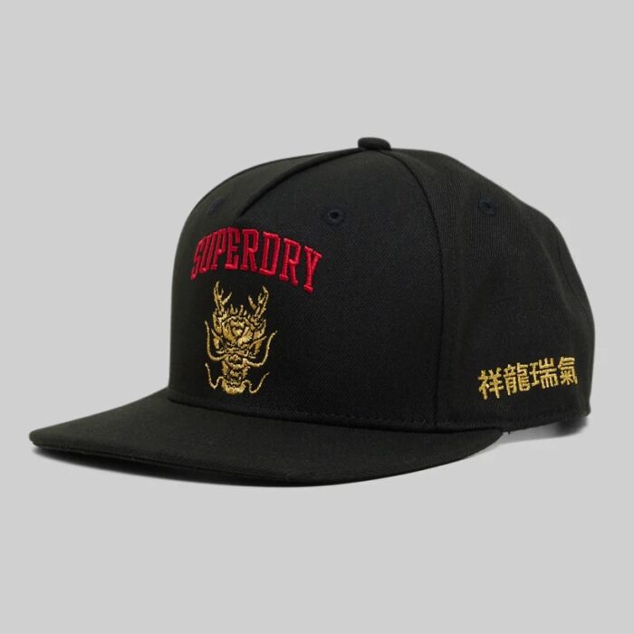 CNY Trucker Cap Jet Black W9010173A 12A 1