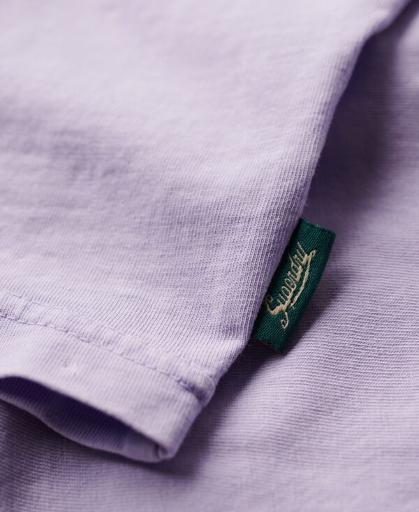 Neon Travel Loose T Shirt Light Lavender Purple M1011907A 1KX 4