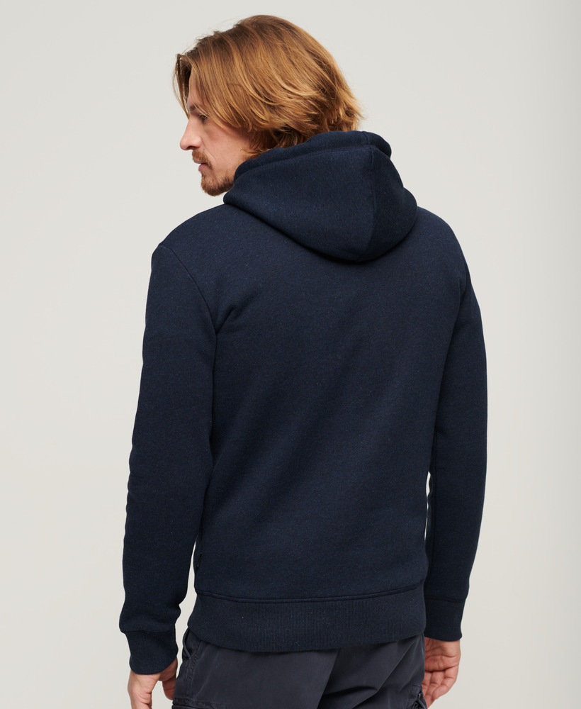 Embossed Vintage Logo Hoodie Surplus Blue Black Grit M2013561A EN7 2