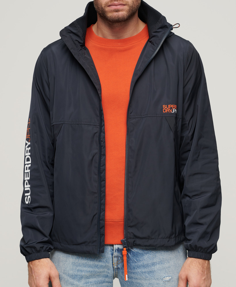 Hooded SD Windbreaker Jacket Eclipse Navy M5011833A 98T 3