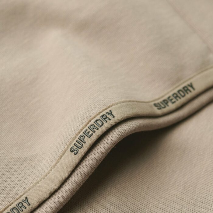 Sport Tech Logo Loose Zip Hood Deep Beige M2013531A 1PC 4
