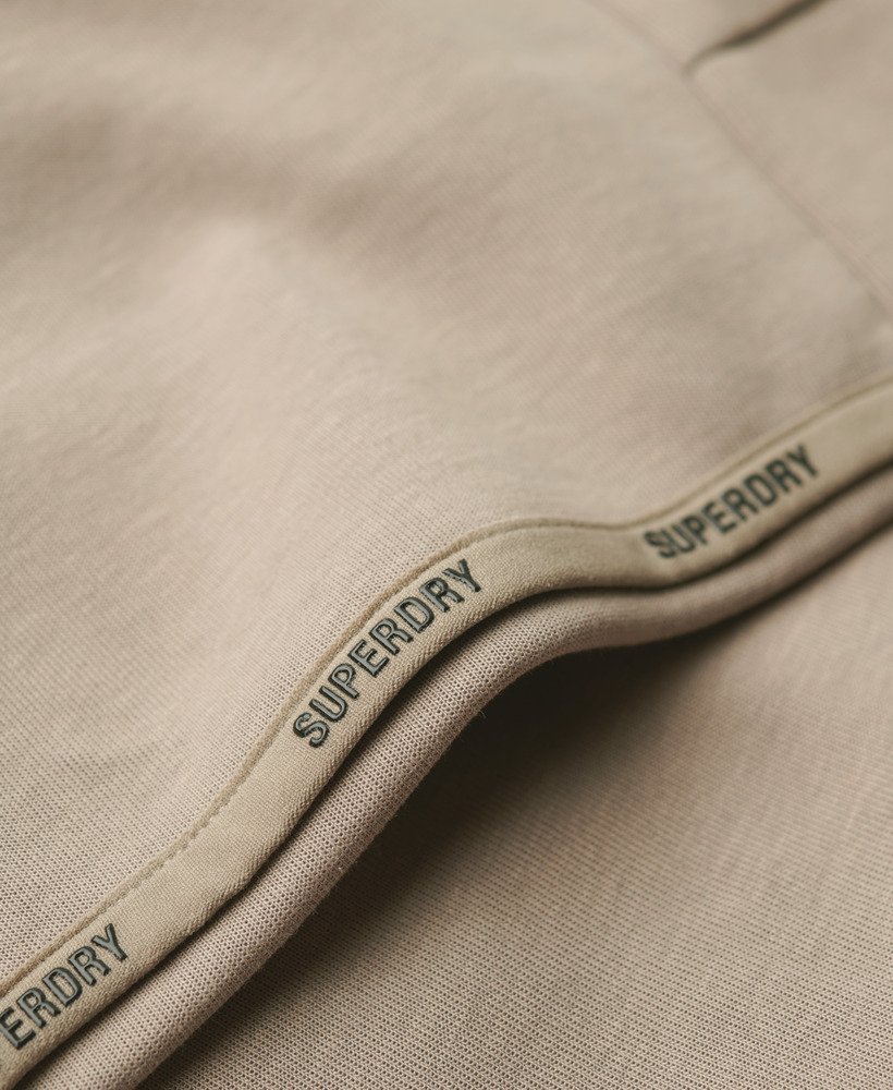 Sport Tech Logo Loose Zip Hood Deep Beige M2013531A 1PC 4