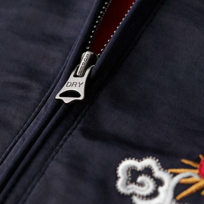 Sukajan Embroidered Bomber Jacket Darkest Navy M5011855A 49P 3