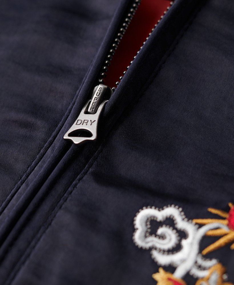 Sukajan Embroidered Bomber Jacket Darkest Navy M5011855A 49P 3
