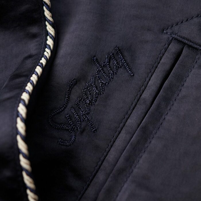 Sukajan Embroidered Bomber Jacket Darkest Navy M5011855A 49P 4