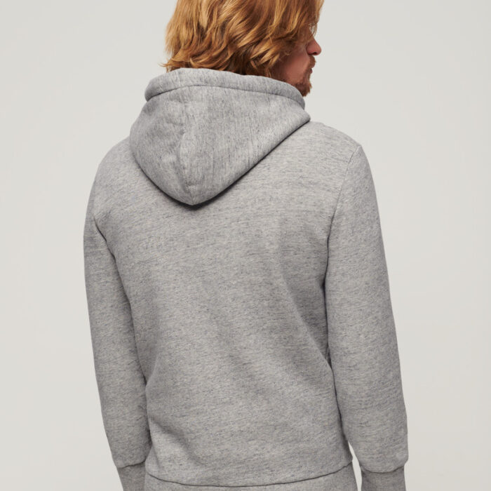 Tokyo Vintage Logo Hoodie Athletic Grey Marl M2013569A ZUC 2
