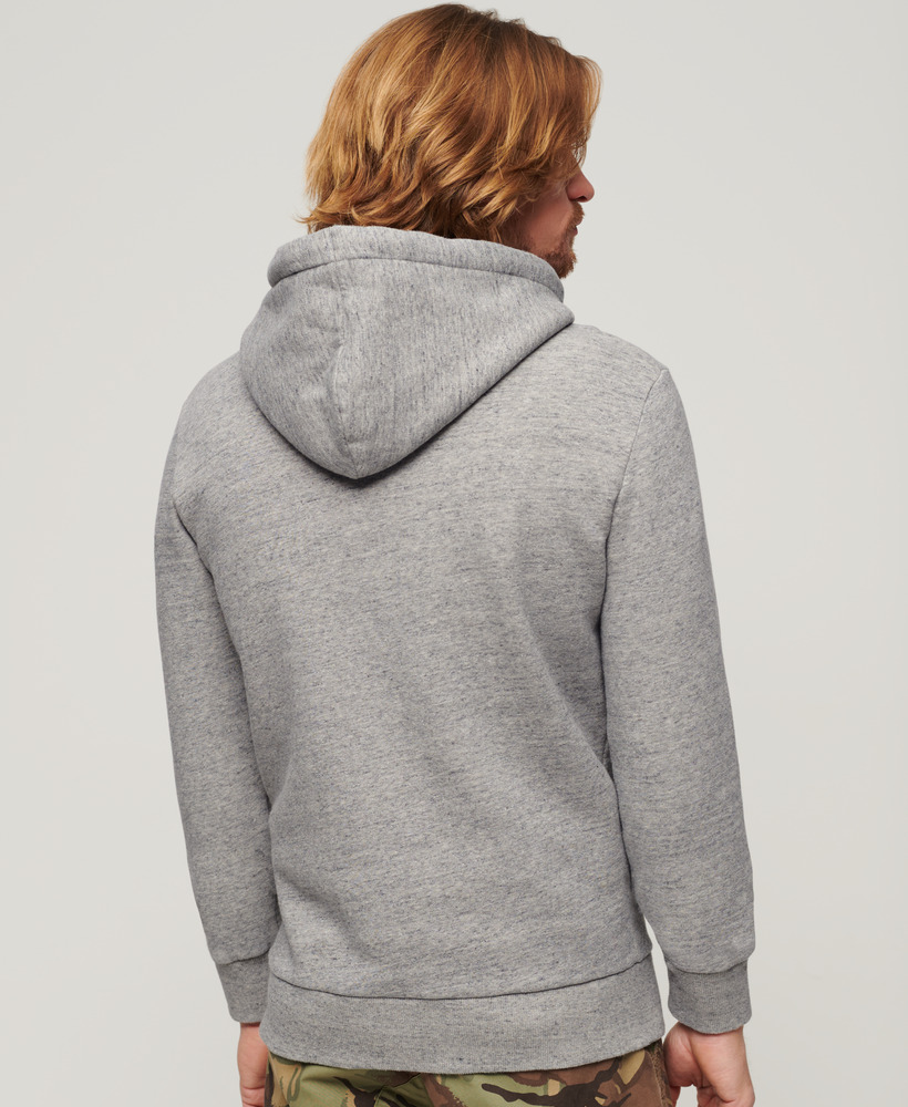 Tokyo Vintage Logo Hoodie Athletic Grey Marl M2013569A ZUC 2