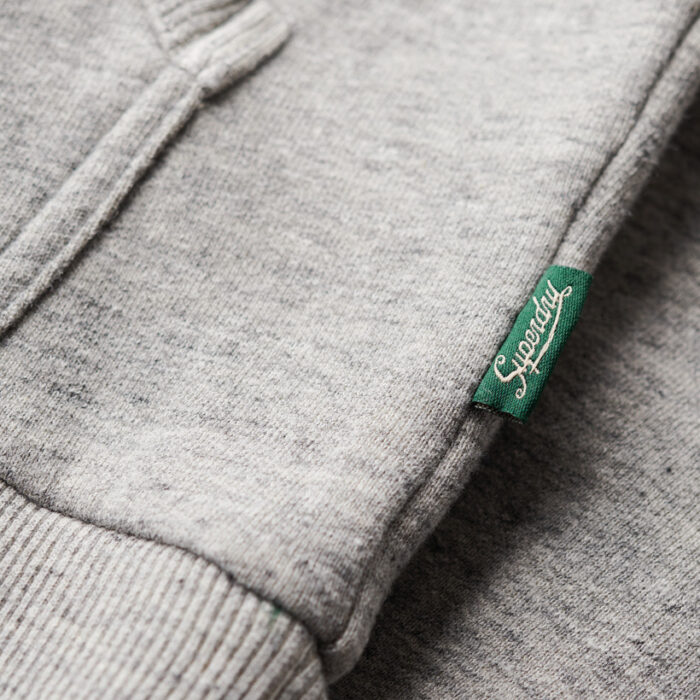 Tokyo Vintage Logo Hoodie Athletic Grey Marl M2013569A ZUC 5