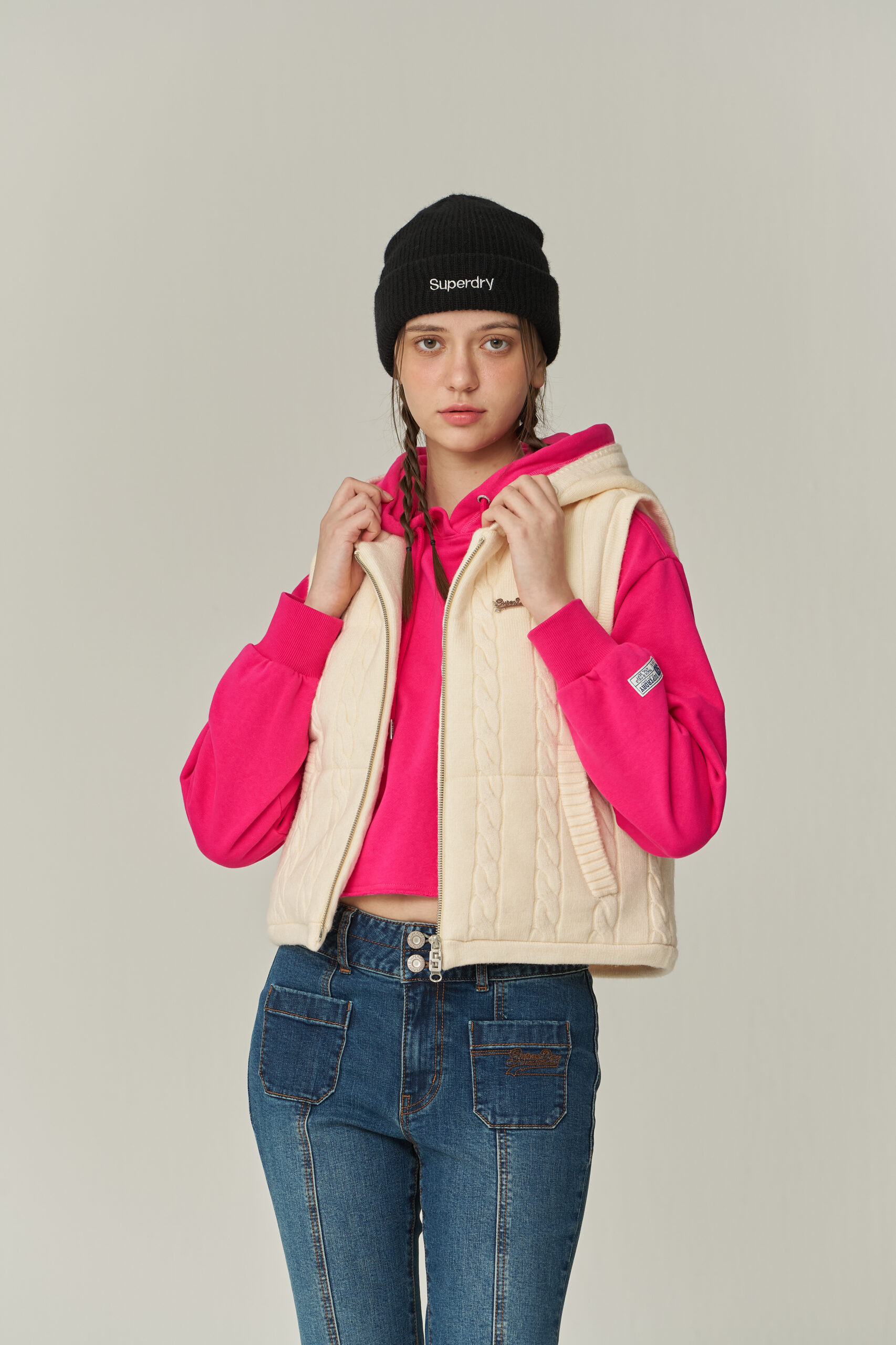 BASIC LOGO BEANIE BLACK SDUBEFO01 KBLK 1 scaled