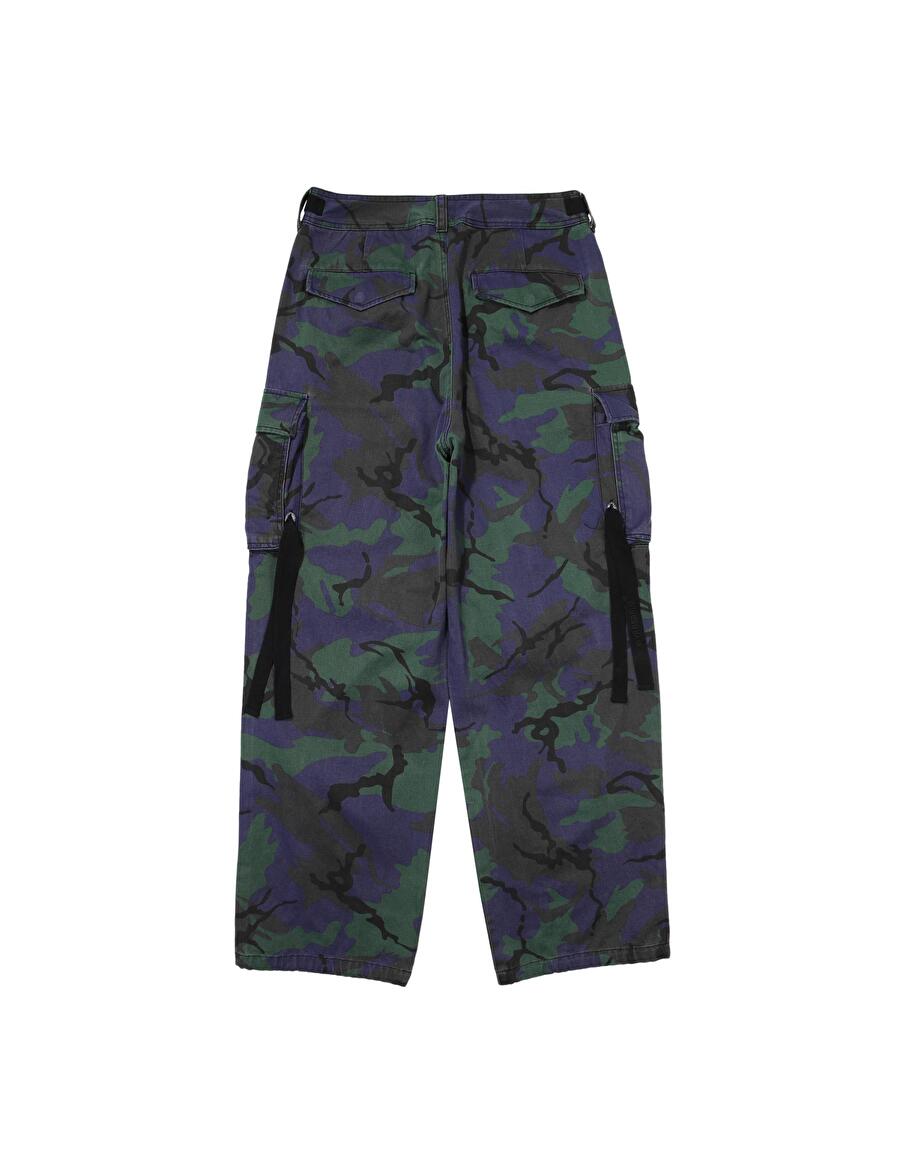 CAMO WIDE PARASUIT PANTS PURPLE SDMCNDO05 KPPL 2
