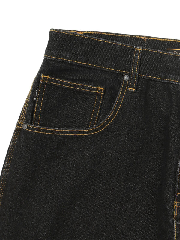 CARPENTER DOUBLE KNEE DENIM PANTS BLACK SDMDEDO02 KBLK 4