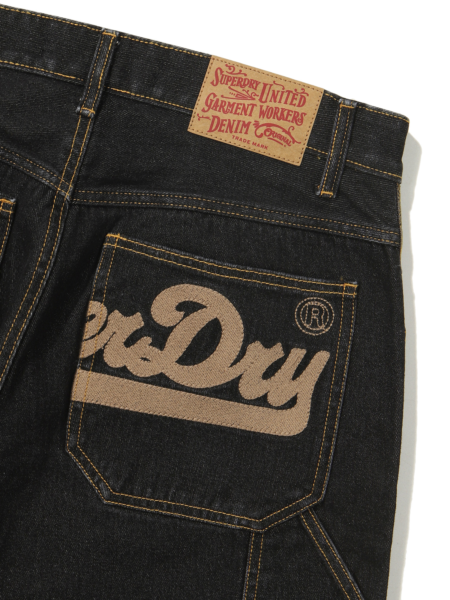 CARPENTER DOUBLE KNEE DENIM PANTS BLACK SDMDEDO02 KBLK 5