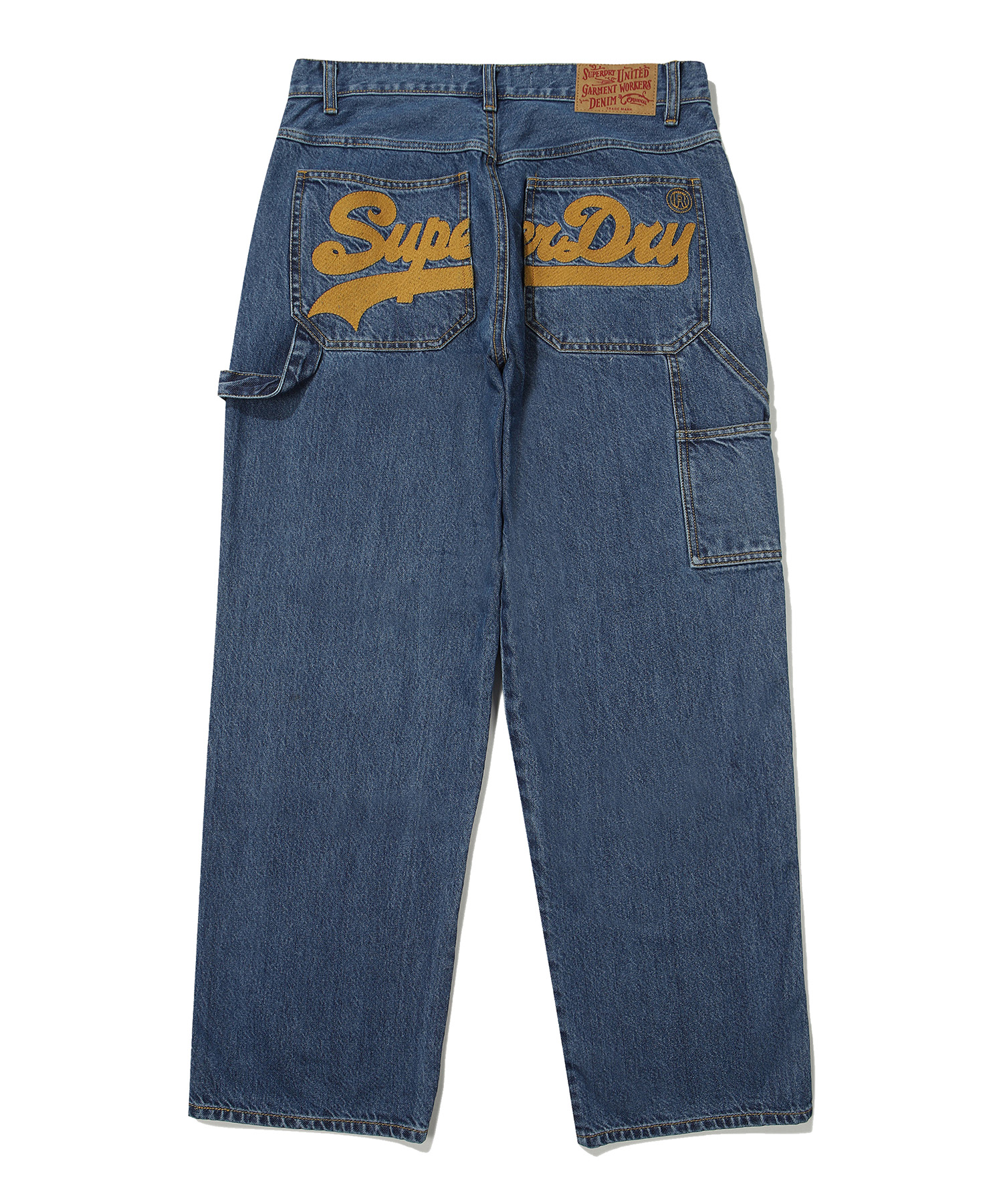 CARPENTER DOUBLE KNEE DENIM PANTS INDIGO SDMDEDO02 KIDG 2