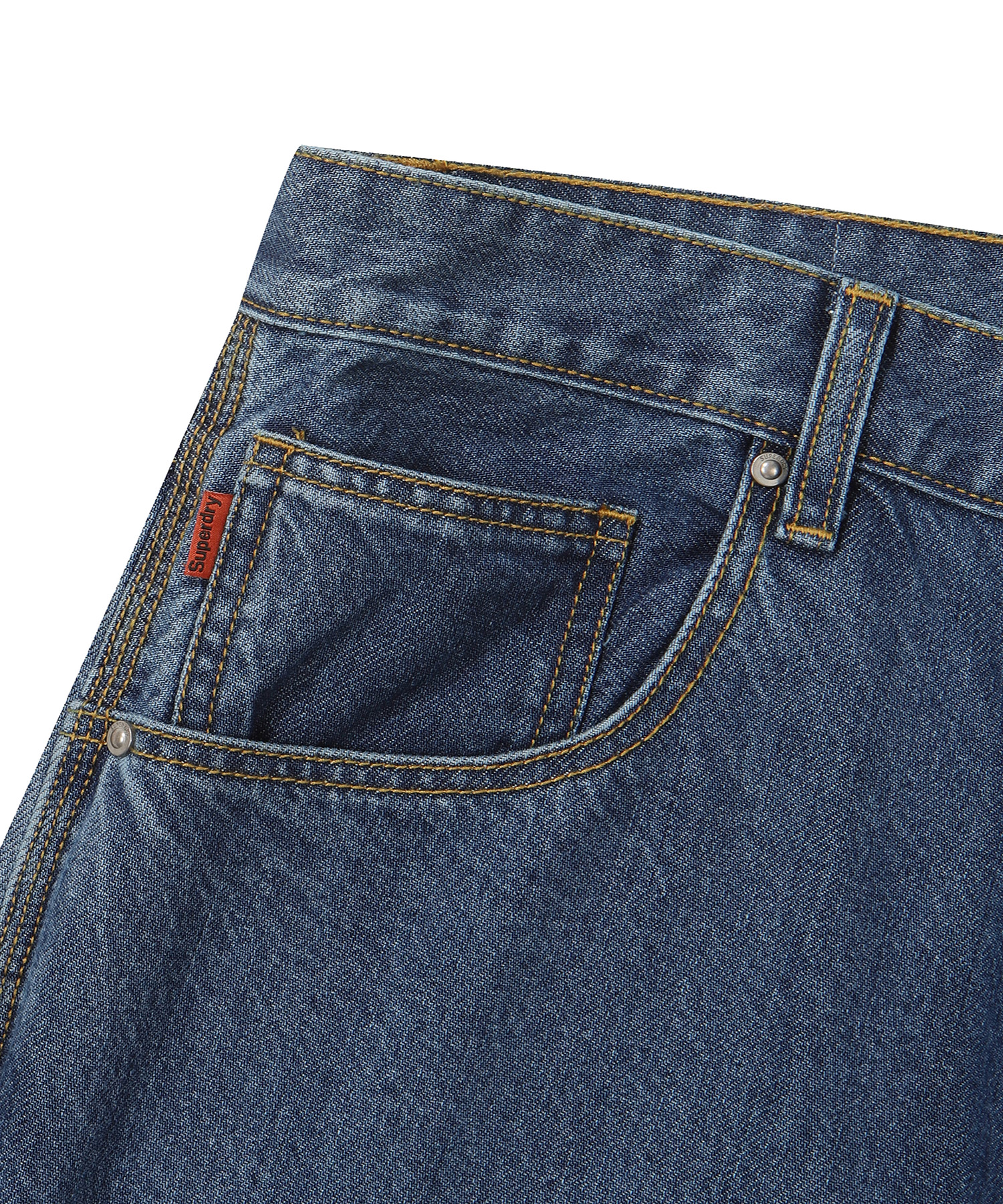 CARPENTER DOUBLE KNEE DENIM PANTS INDIGO SDMDEDO02 KIDG 4