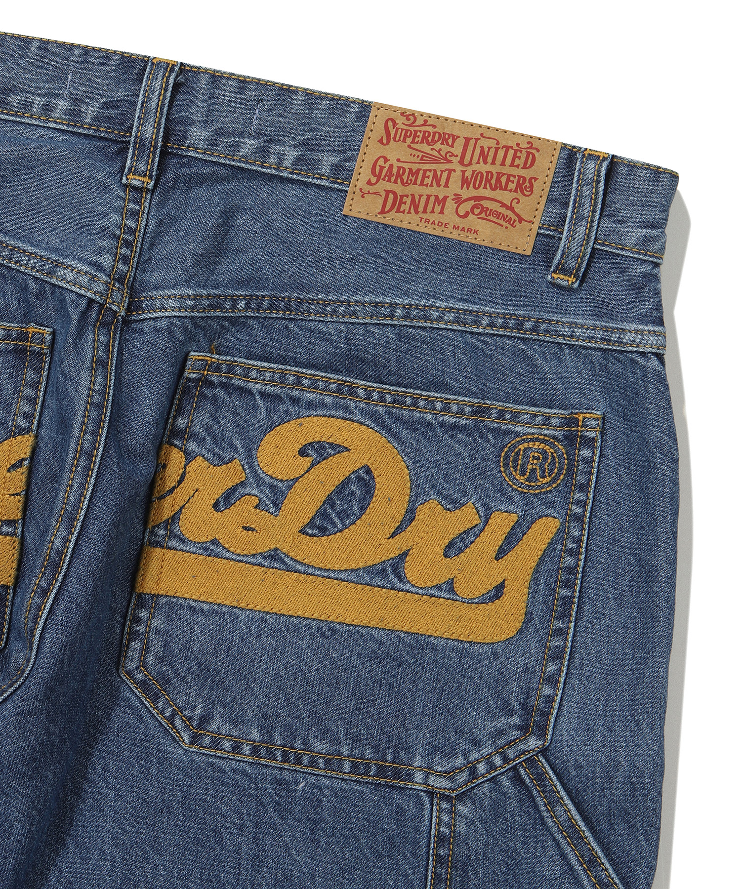 CARPENTER DOUBLE KNEE DENIM PANTS INDIGO SDMDEDO02 KIDG 5