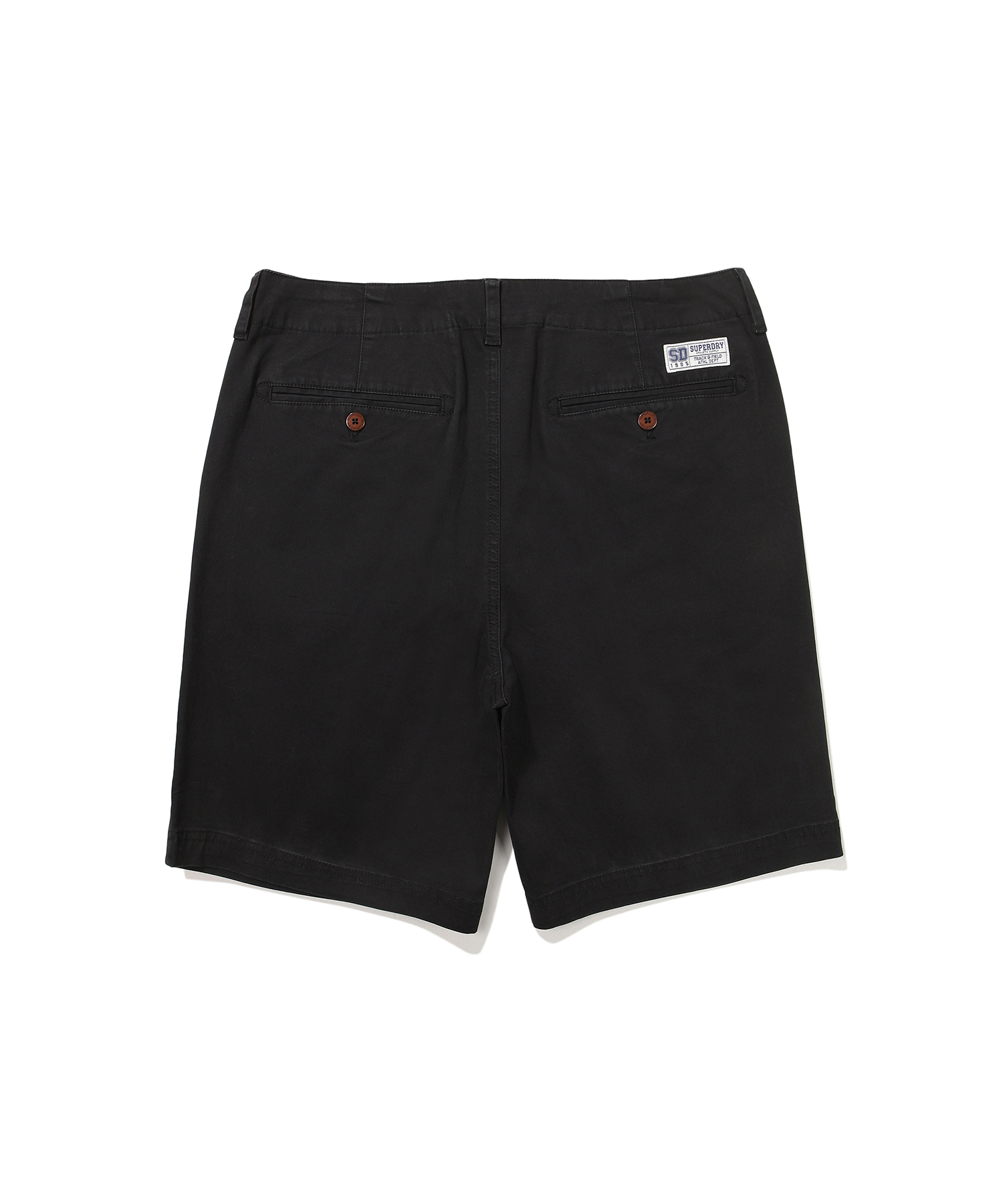 COTTON CHINO SHORTS BLACK SDMSODO01 KBLK 2