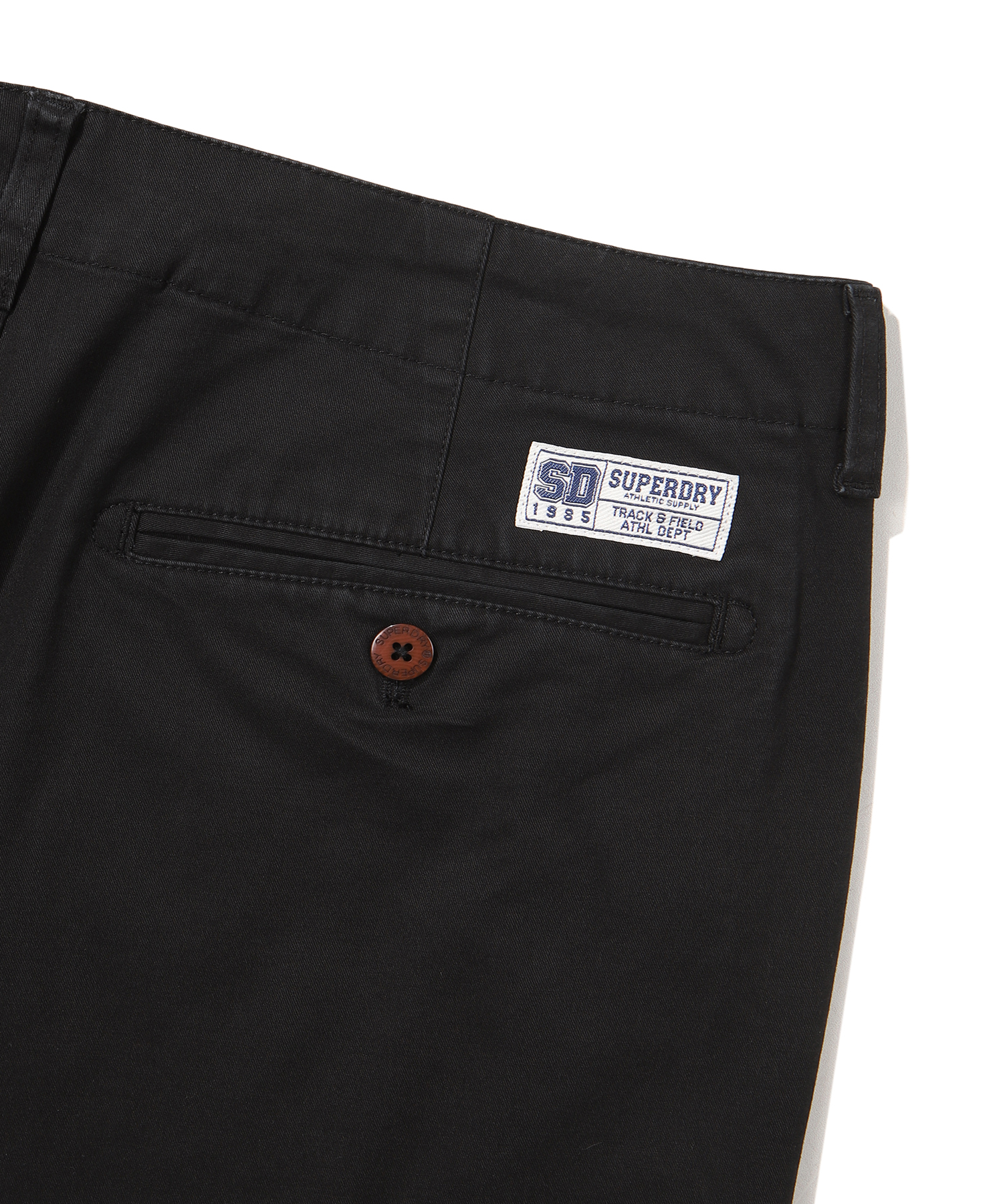 COTTON CHINO SHORTS BLACK SDMSODO01 KBLK 5