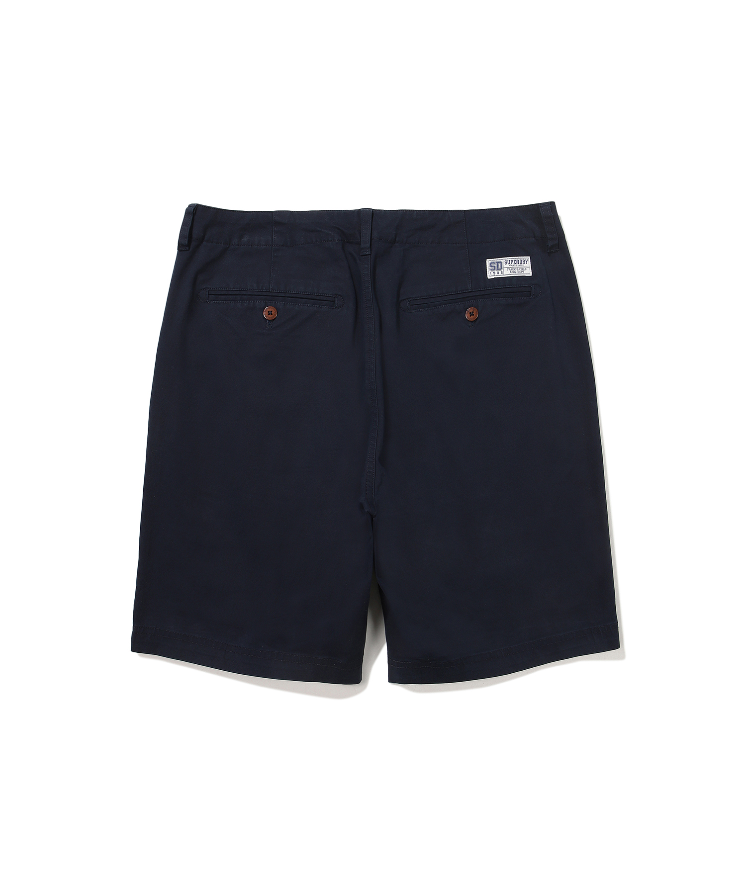 COTTON CHINO SHORTS NAVY SDMSODO01 KNVY 3