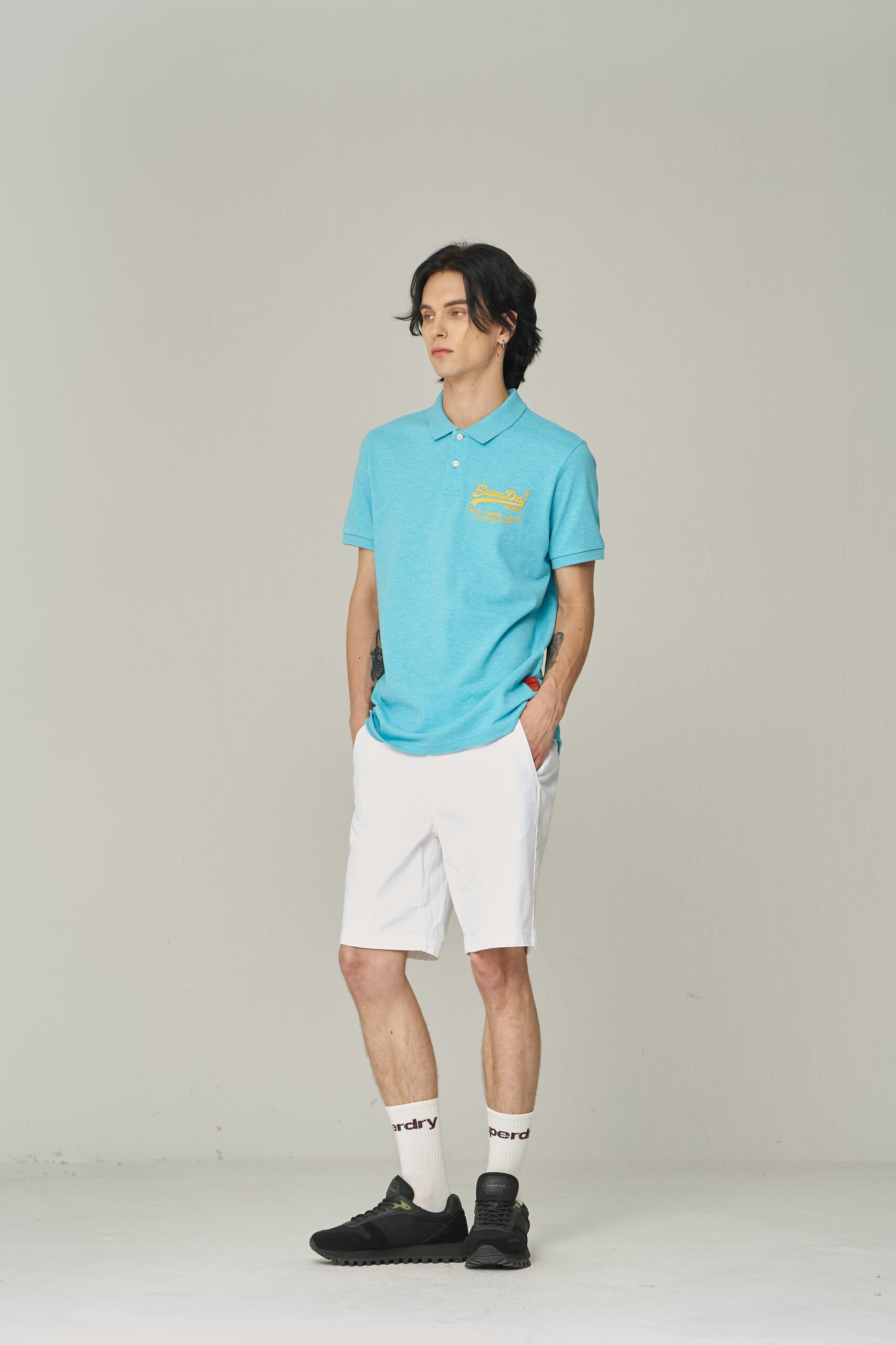 COTTON CHINO SHORTS WHITE SDMSODO01 KWHT 1