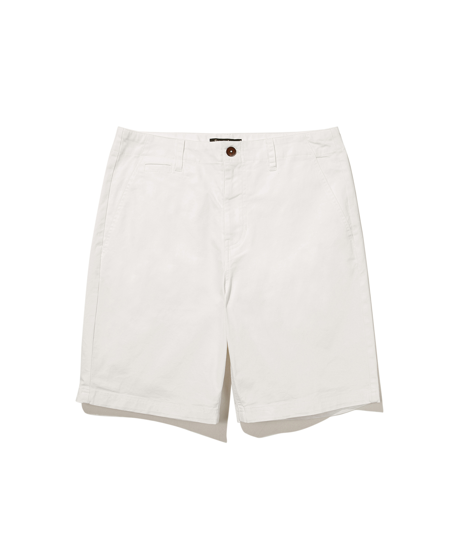 COTTON CHINO SHORTS WHITE SDMSODO01 KWHT 2