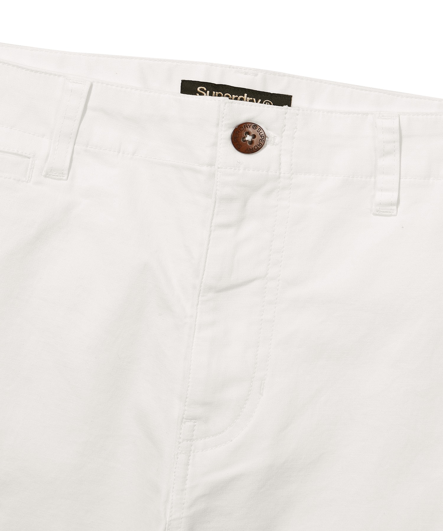 COTTON CHINO SHORTS WHITE SDMSODO01 KWHT 4