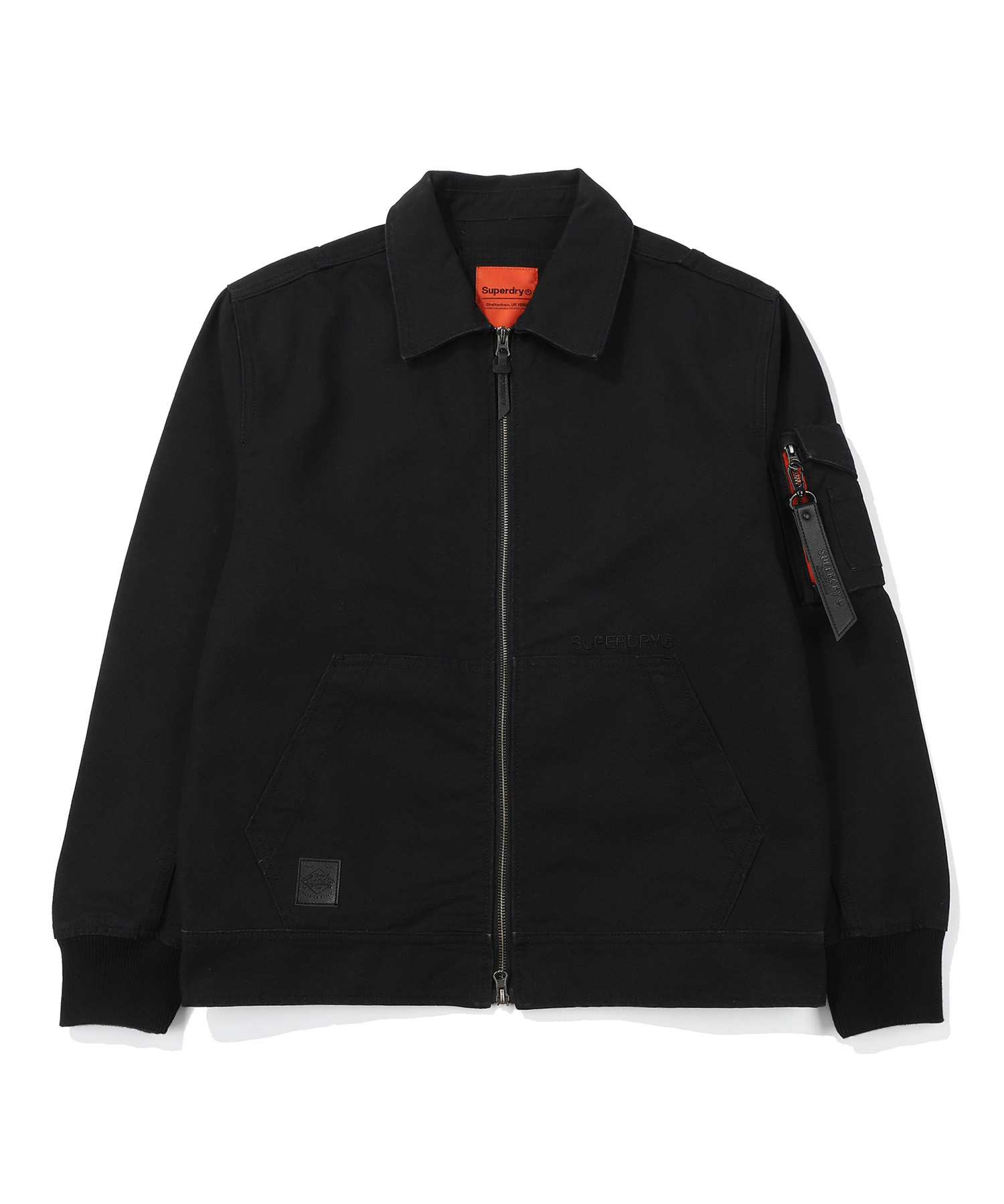 COTTON COLLAR JACKET BLACK SDUJWDO03 KBLK 1