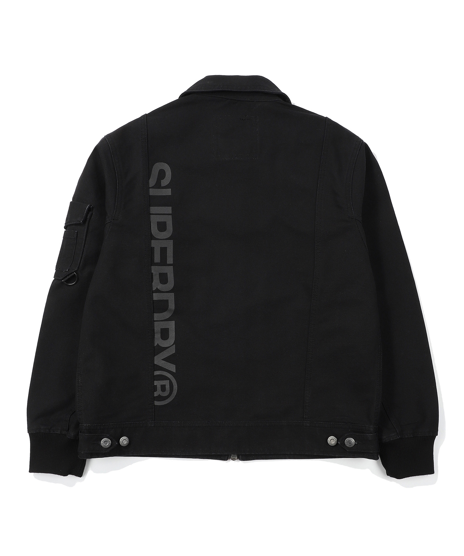 COTTON COLLAR JACKET BLACK SDUJWDO03 KBLK 2