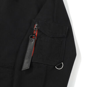 COTTON COLLAR JACKET BLACK SDUJWDO03 KBLK 4