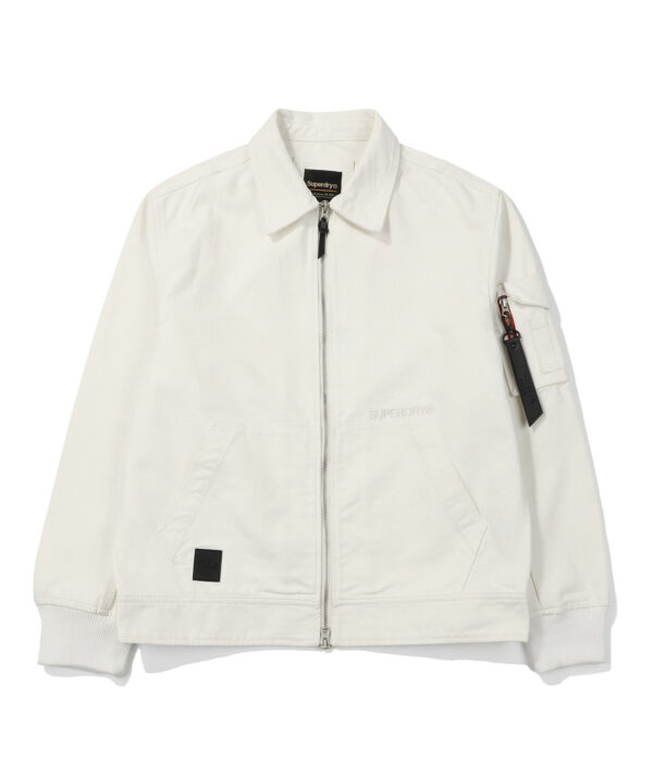COTTON COLLAR JACKET IVORY SDUJWDO03 KIVR 1