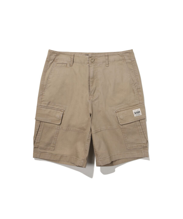 COTTON CORE CARGO SHORTS BEIGE SDMSODO02 KBEG 1
