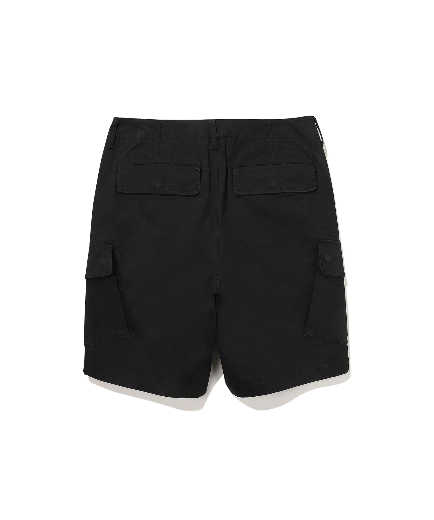 COTTON CORE CARGO SHORTS BLACK SDMSODO02 KBLK 2
