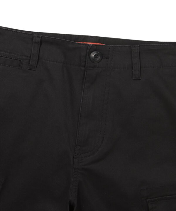 COTTON CORE CARGO SHORTS BLACK SDMSODO02 KBLK 3