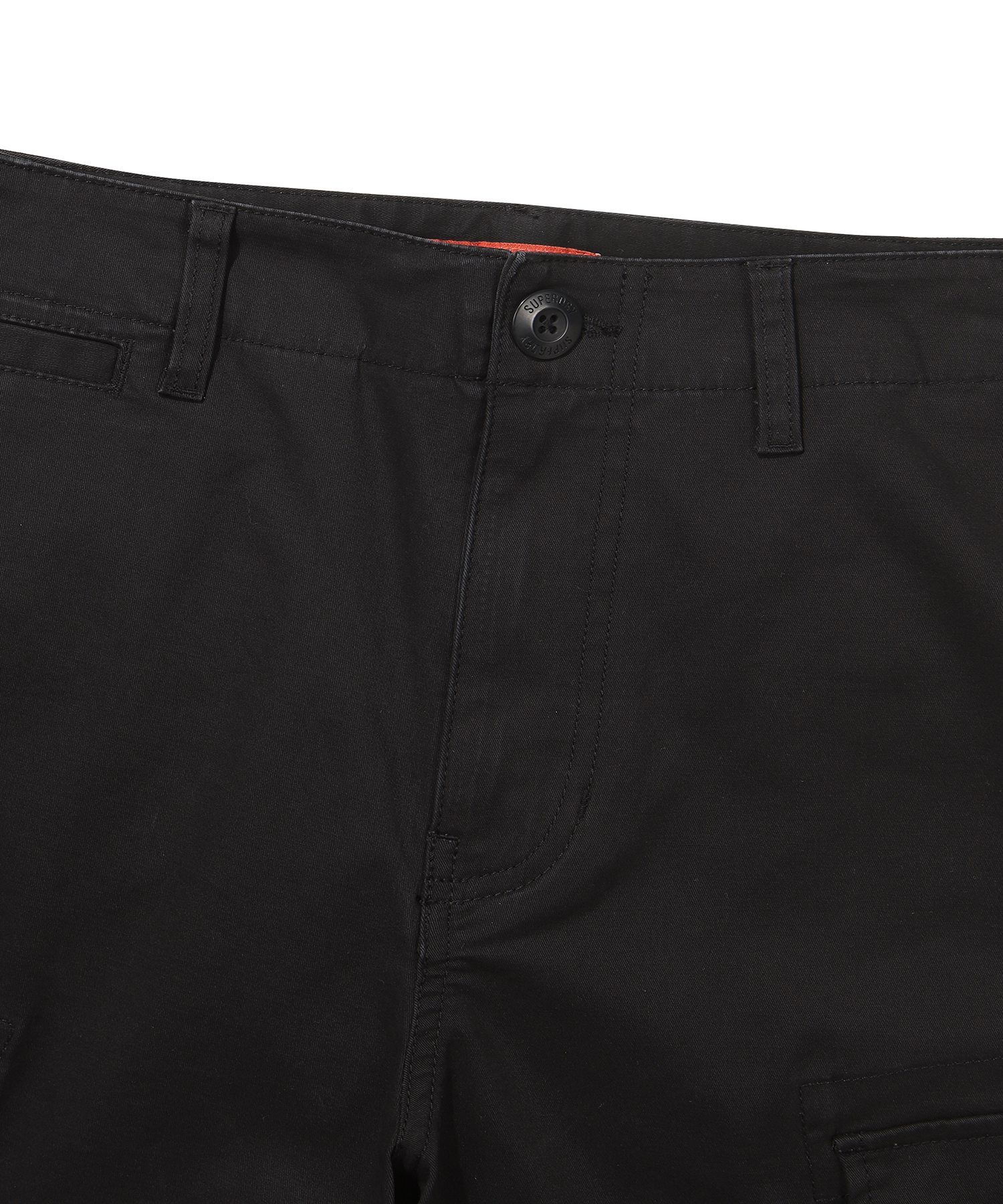 COTTON CORE CARGO SHORTS BLACK SDMSODO02 KBLK 3