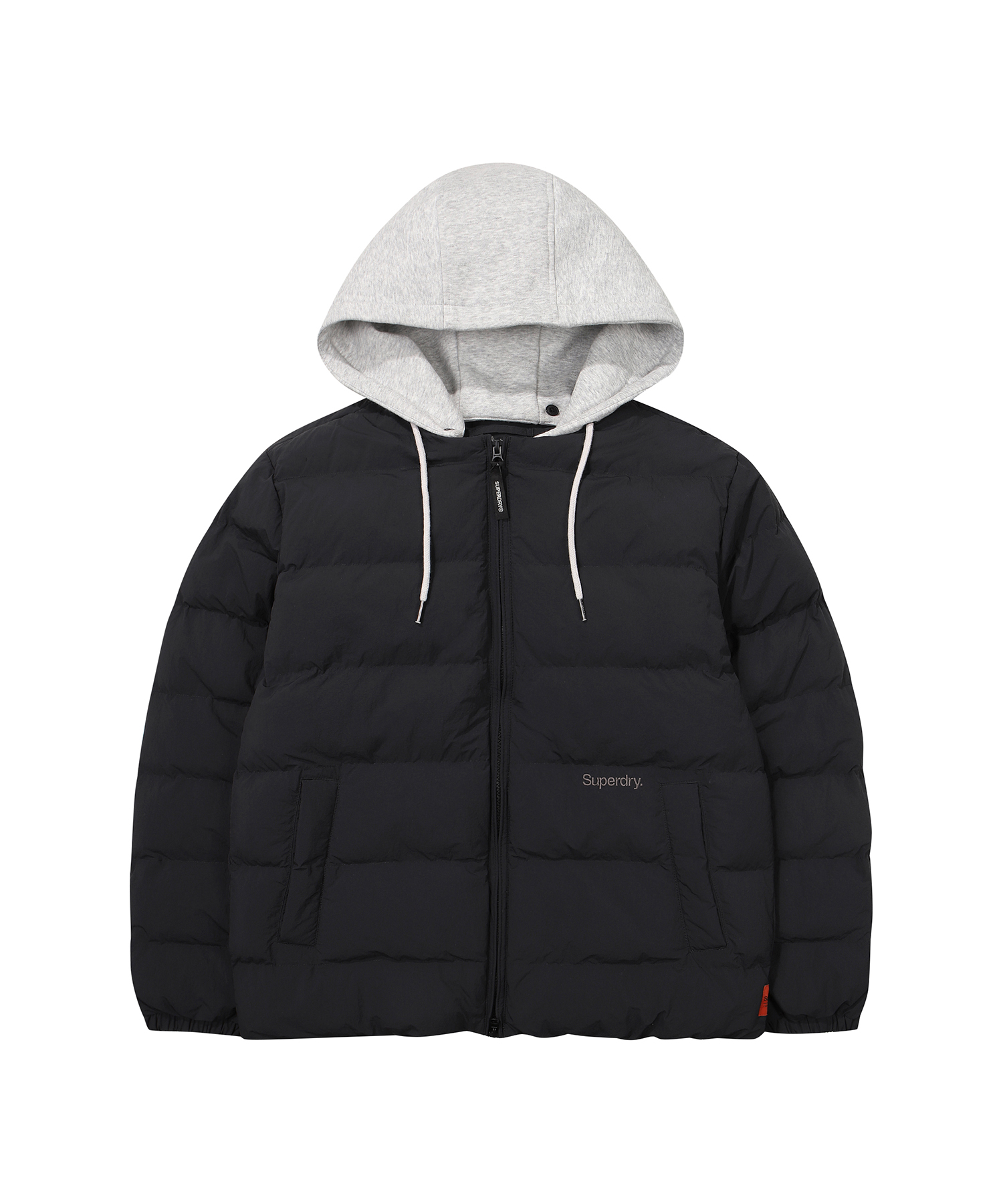 ESSENTIAL DETACHABLE HOOD JACKET BLACK SDUJPFO02 KBLK 1