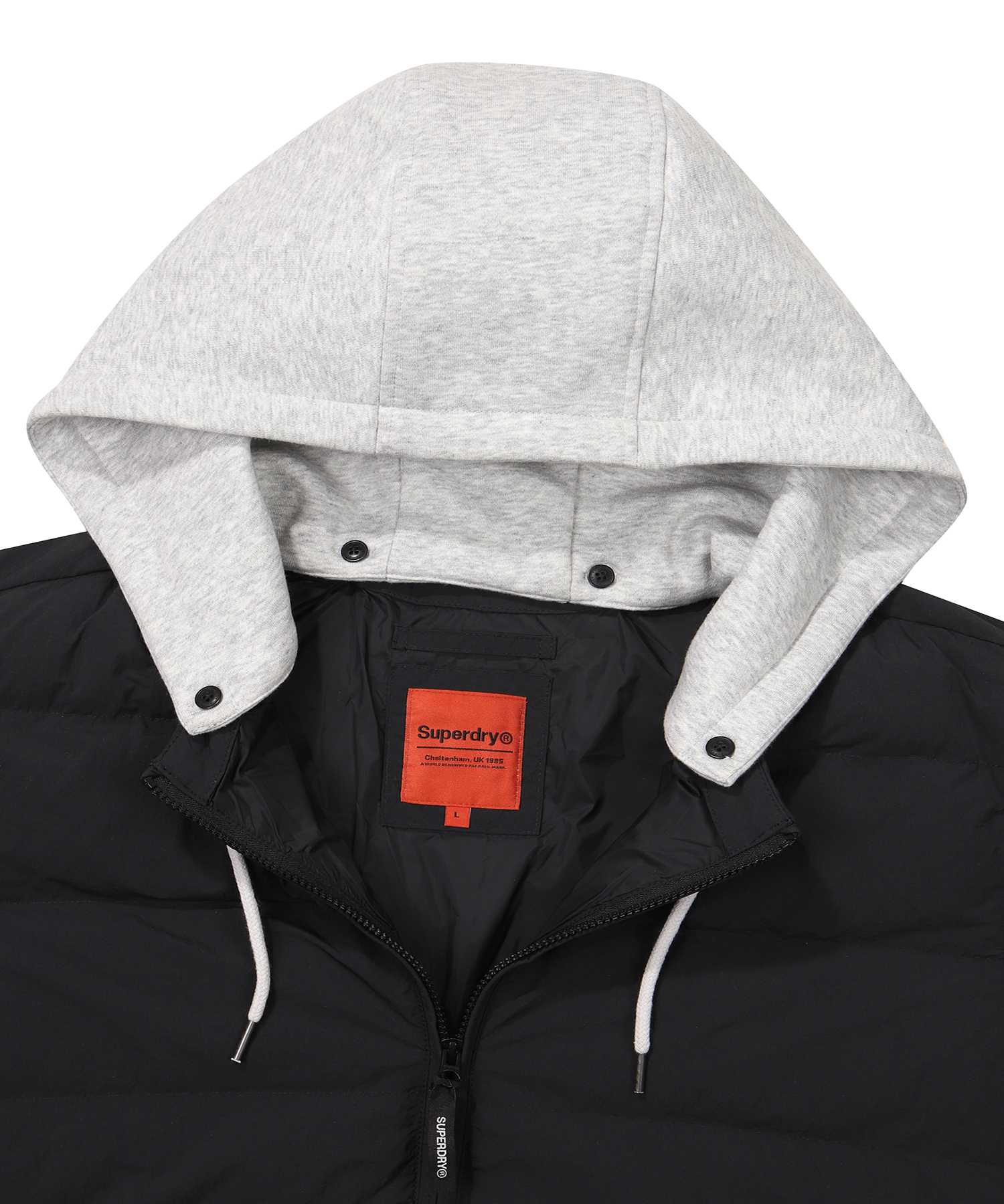 ESSENTIAL DETACHABLE HOOD JACKET BLACK SDUJPFO02 KBLK 3