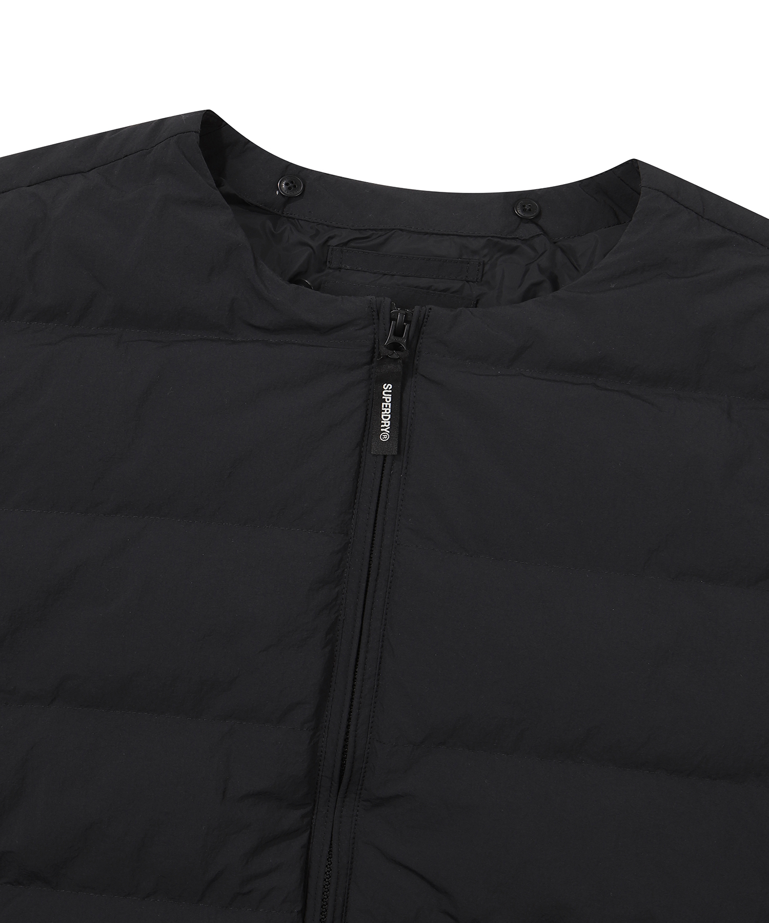 ESSENTIAL DETACHABLE HOOD JACKET BLACK SDUJPFO02 KBLK 4