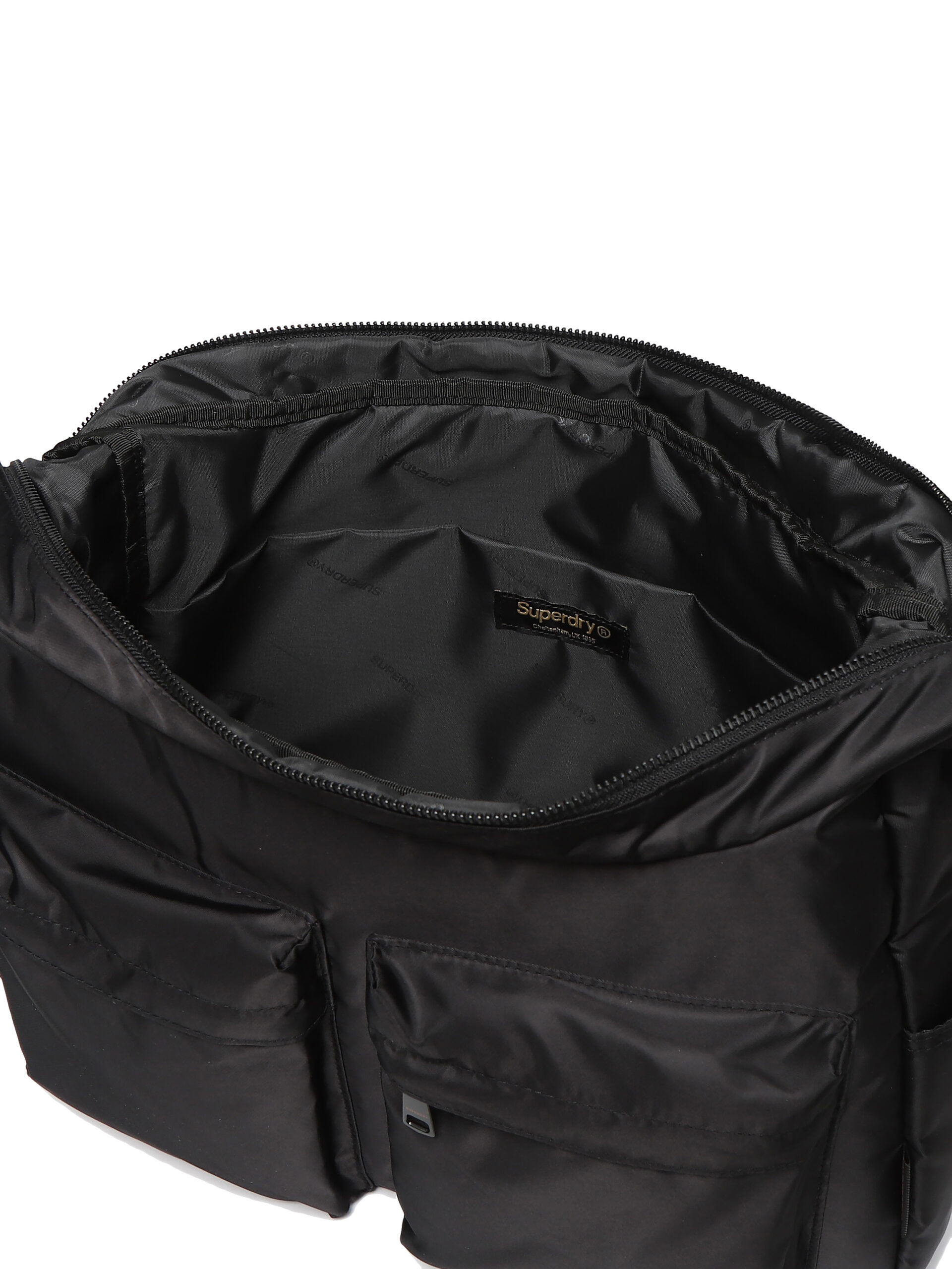 MULTI POCKET CROSS BAG BLACK SDMAB 1DO04 KBLK 7