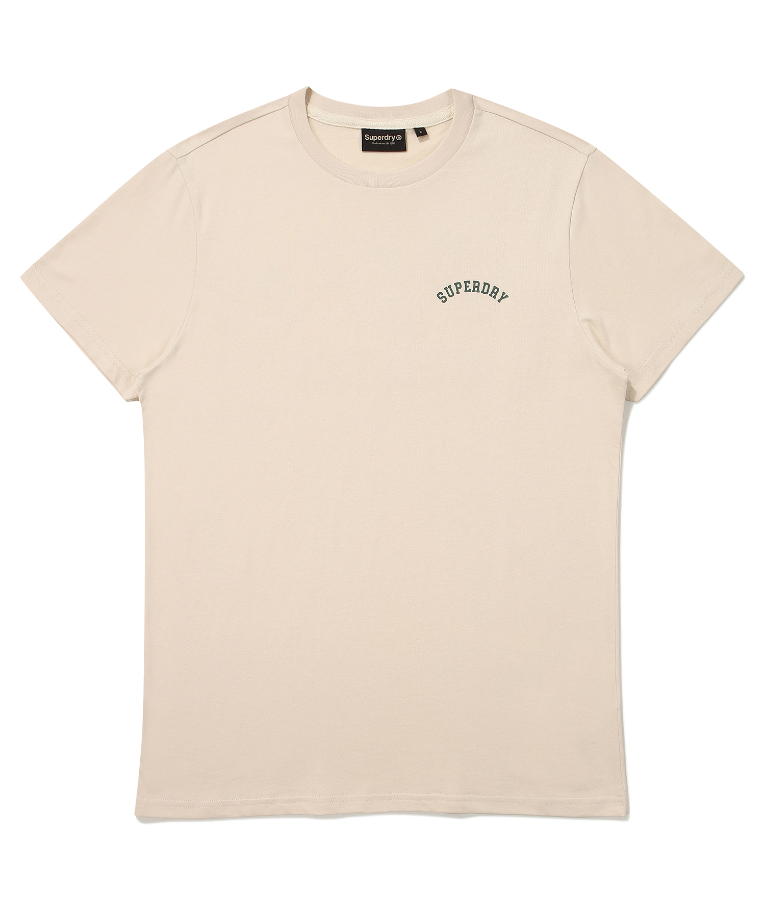 MUSCLE FIT ATHLETICS HALF T SHIRTS BEIGE SDUSHDO44 KBEG 1