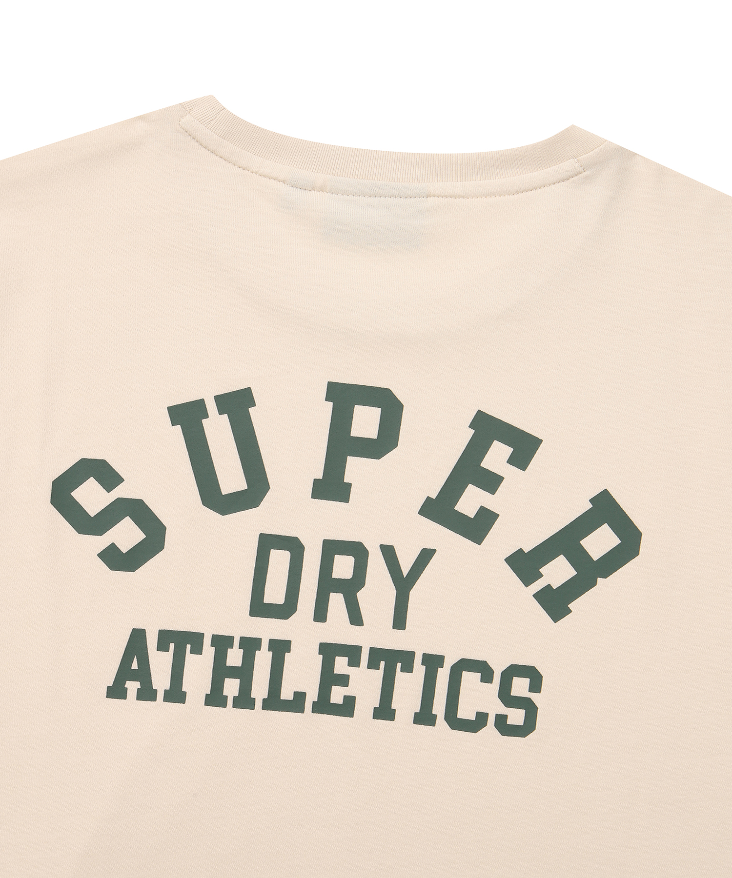 MUSCLE FIT ATHLETICS HALF T SHIRTS BEIGE SDUSHDO44 KBEG 5