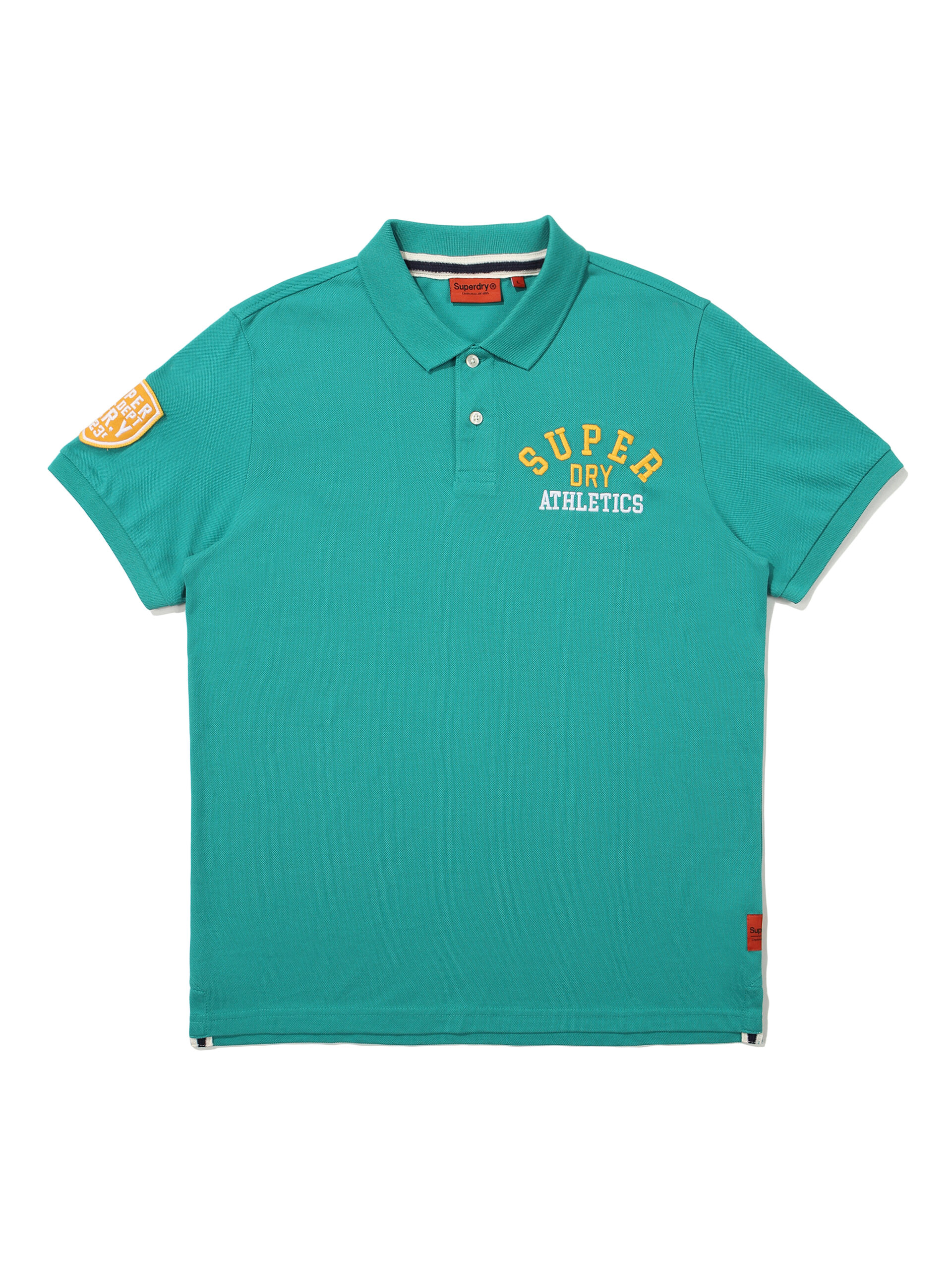 MUSCLE FIT ATHLETICS POLO SHIRTS L GREEN SDMSCDO04 KLGN 1