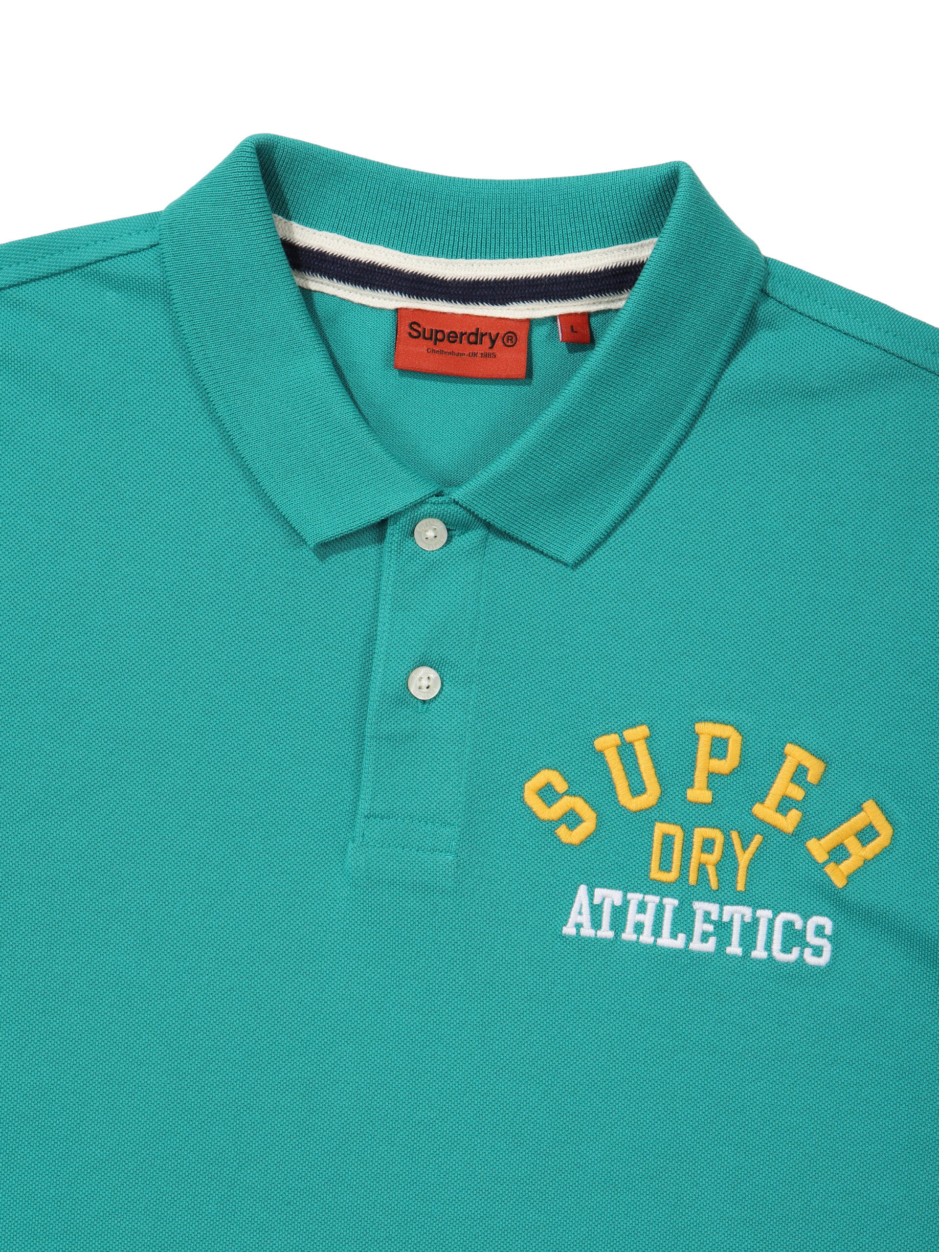 MUSCLE FIT ATHLETICS POLO SHIRTS L GREEN SDMSCDO04 KLGN 3